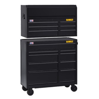 DEWALT 41" 9-DRAWER ROLLING CABINET WITH 6-DRAWER TOP CHEST